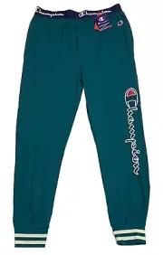 Champion Men's Cotton Blend Waffle Weave Jogger Pants Medium (32-34) Green