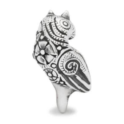 TROLLBEADS Silberbead, Geschmückter Vogel, 925 Sterlingsilber, TAGBE-30030