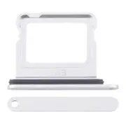 For iPhone 16 SIM + SIM Card Tray Silver