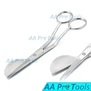FULL 6" Duckbill Applique Scissors Curved Embroidery Lace Thread Shears DS-1311