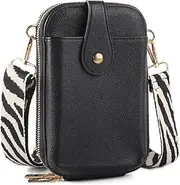 [Generic] Small Crossbody Cell Phone Bag for Women, Mini Crossbody Wallet Phone Shoulder Handbag Purse with Credit Card Slots