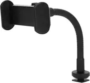 Ring Light Phone Holder Attachment Phone Holder For Ring Light Black Aluminum Alloy Plastic Portable Hose Phone Clip Smartphone Live Broadcast Clamp Holder Ring Light Phone Stand