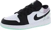 [Nike] Jordan Boy's Air Jordan 1 Low SE (Big Kid) White/Mint Foam/Black/Light Bordeaux 4.5 Big Kid M