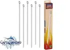 TRAMONTINA CHURRASCO 6 PIECE BBQ BARBECUE SKEWERS SKEWER SET BRAZIL 26499/003