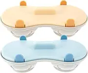 Egg Poacher Microwavable Breakfast Egg Poacher Poached Egg Maker Egg Steam with Measure Cup Dishwashable Double Row Poached Egg Cup Double Layer Poached Egg Steamer