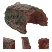 Tortoise Hide House Hideout Bark Reptile Box Decoration Lizard Hideaway