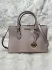 Michael Kors Sheila Medium Center Zip Satchel + dust bag (Light Powder Blush)