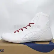 ASICS Wrestling Shoes 1083A001 White/White lace:WineRed EX-EO(TWR900) Successor