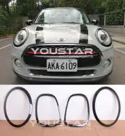 EXPRESS CARBON Look Headlight Rear light Trims for MINI Cooper F55 F56 F57 JCW (for: Mini)