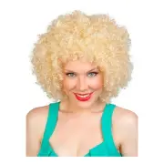 NEW Tom Foolery Hernando Afro Blonde Wig By Spotlight