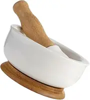 VINTORKY Baby Food Grinding Bowl and Pestle Versatile Kitchen Tool Mashing Garlic Ginger and Seasonings,