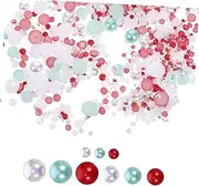 Elegant Resin Nail Charms Flatback Pearls Multi-Function Nail Decorations for Home and