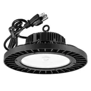PLUSOVER LED High Bay Light 200W with Bright Black, Black