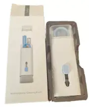 7 in All Purpose Multifunctional Keyboard Cleaning Brush Kit New in Box Blue