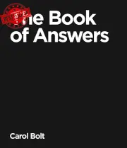 The Book of Answers Gift Book Internet Sensation Fun Enlightening Hardcover