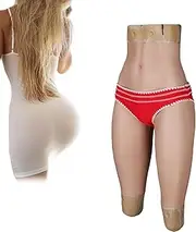 [CRODRES] Crossdressing Silicone Panties Realistic Fake Vagina Underwear Hip Enhancer Hiding Gaff Panty for Transgender Cosplay