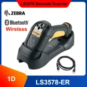 Symbol LS3578-ER 1D Handheld Industrial Wireless Barcode Scanner Kit with Cradle