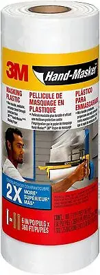3M Scotch Painters Tape Wrapping Plastic Film Tape Dispensers 6 IN x360 FT.