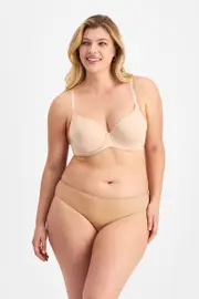 Jockey No Panty Line Promise Bikini - Flesh, Size: 10, Silk