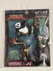 CROCS authentic jibbitz Shoe charms KUNG FU PANDA (5Pack)