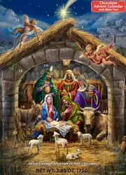 in the Manger Chocolate Advent Calendar with Nativity Story (Countdown to Christ