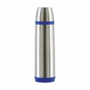 Emsa Captain Vacuum Flask, Stainless Steel/Blue, 1 L, Tea, Coffee Jug, Vacuum