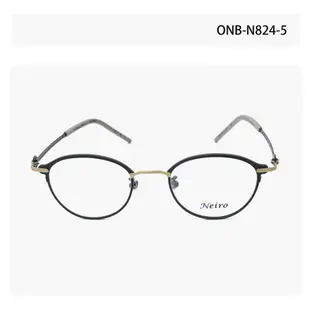 Onbeat ONB-N824 日本手工眼鏡｜文藝復古框圓形超輕眼鏡 女生品牌眼鏡框【幸子眼鏡】