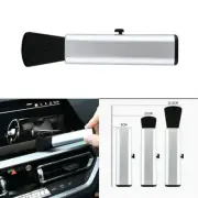 Car Accessories Conditioning Air Outlet Retractable Cleaning Brush Tool Silver (for: Honda Civic)