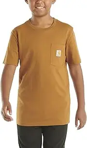 [CARHARTT] Unisex Kid's Short Sleeve Pocket T Tee Shirt