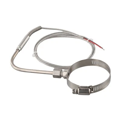 EGT Thermocouple K Type/ Right Angle 80x5mm/ Temperature Sensor Probe W/3.3Ft/1M