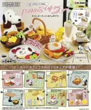 Snoopy Cafe Miniature Set Complete Peanuts Re-Ment Collection