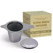 Lyon 304 Stainless Steel Tea Infuser with Double Wall Extra Fine Micro Mesh I...