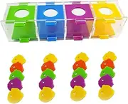 Happyyami Pet Parrot Training Toy High-end Acrylic Sorting Box Bird Toy for Parrots Fun Practical