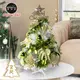 摩達客耶誕-2尺/2呎(60cm)特仕幸福型裝飾白色聖誕樹 (果綠金雪系全套飾品)超值組不含燈/本島免運費