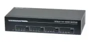 Dynalink 4 x 4 HDMI 2.0 18Gbps Matrix Switcher IR Remote 3-Pin Phoenix Connector
