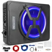 10 Inch 800W Under Seat Car Subwoofer Bass Active Stereo with Multi Colors Am...
