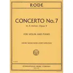 【599免運費】RODE：CONCERTO NO. 7 IN A MINOR, OP. 9 / IMC2278