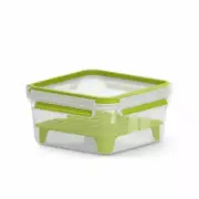 Emsa Sandwichbox Clip & Go XL, lunch box, with insert, plastic, green 1.3 litres