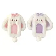 Plush Photocard Holder Cartoon Rabbit Card Holder Bus Card Protective Case