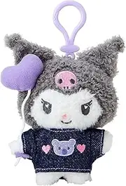Sanrio 182613 Mascot Holder (Denim Patch) Chromi Plush Keychain