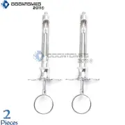 ODM 2 Pcs Premium Quality Dental Hot Aspirating Syringe Anesthetic Type CW 1.8ml