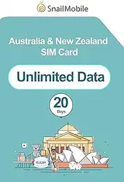 SnailMobile Australia&New Zealand SIM Card 20 Day | 20GB Data