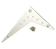 Offset Chrome 6-string Vee Flying V Style Electric Guitar Tailpiece FVT-OFF-C