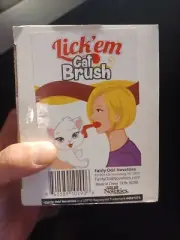 Lick'em Tongue Cat Scratcher Brush Combo Set - Fairly Odd Novelties - Funny...