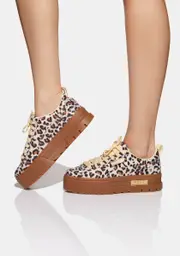 [PUMA] Mayze Leopard Platform Sneakers