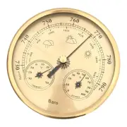 For Indoor Outdoor 130mm Barometer with Barometer Thermometer and Hygrometer