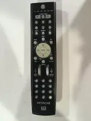 Hitachi TV Guide OEM Remote Control CLU-3851WL working nice condition l@@k