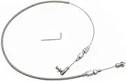 Replacement parts 24" Accelerator Braided Throttle Cable LZ-TCB03 Fit for Ford Mustang 302 5.0L 1986-1993 Carbureted Select EFI Applications Easy to replace