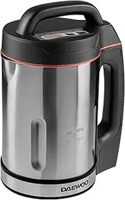Daewoo Soup Maker, 1.6 litres, 6 Portions Per Blend, Smooth Or Chunky Soup in The Winter, Refreshing Smoothies in The Summer, User Friendly Settings, Easy Clean, All Year Round Use, Sleek and Stylish