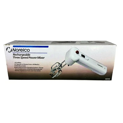 Norelco Rechargeable 3 Speed Power Mixer Handheld XM730 NIB